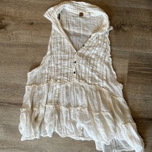 Free People sleeveless blouse